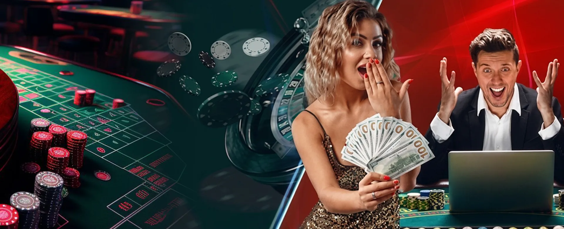 Player celebrating a win at 747 Live Casino on JLJL77